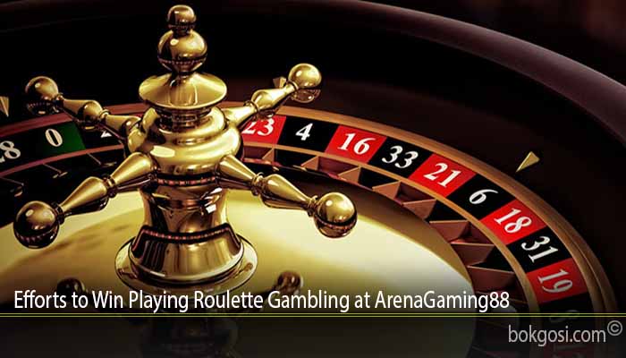 Efforts to Win Playing Roulette Gambling at ArenaGaming88